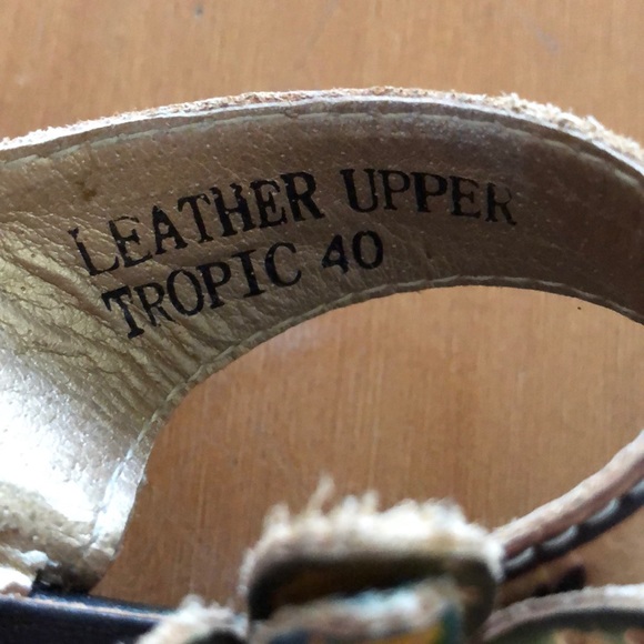 Spring Step Tropic Floral Sandal Size 40 - Picture 7 of 7